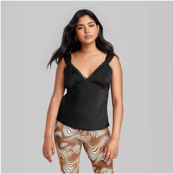 Wild Fable Satin Slip Tank Top - Picture 1 of 3